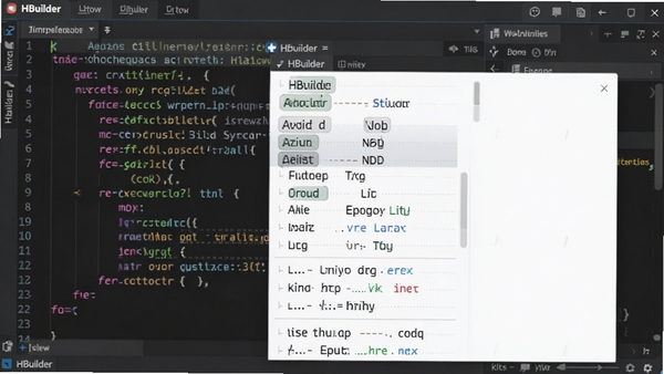 HBuilder ����������ʾ���ܽ�ͼ����ʾ�������ʱ�����������б���������ǩ�����Լ�����˵������������չʾ��������벹ȫЧ��