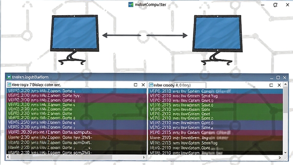 DebugViewԶ�̼�ع���ʾ��ͼ����ʾ���غ�Զ�̼��������״̬����־���ڻ����ʾ���Բ�ͬ�����ĵ�����Ϣ���ò�ͬ��ɫ���֣����沼������