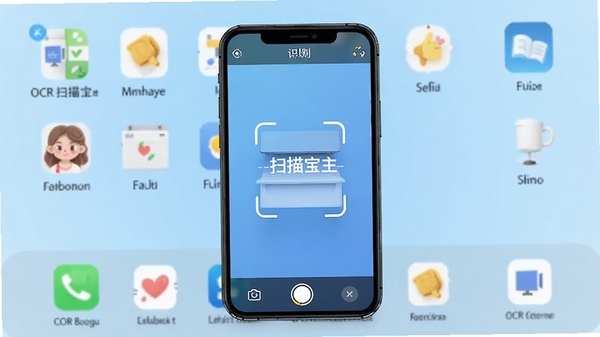 OCRɨ�豦������չʾ���ֻ���Ļ������ʾɨ��ʶ��ҳ�棬����Ϊǳ��ɫ���䣬��������������ͼ��������ͻ������ʶ����Ĺ��ܣ�����Booguģ������