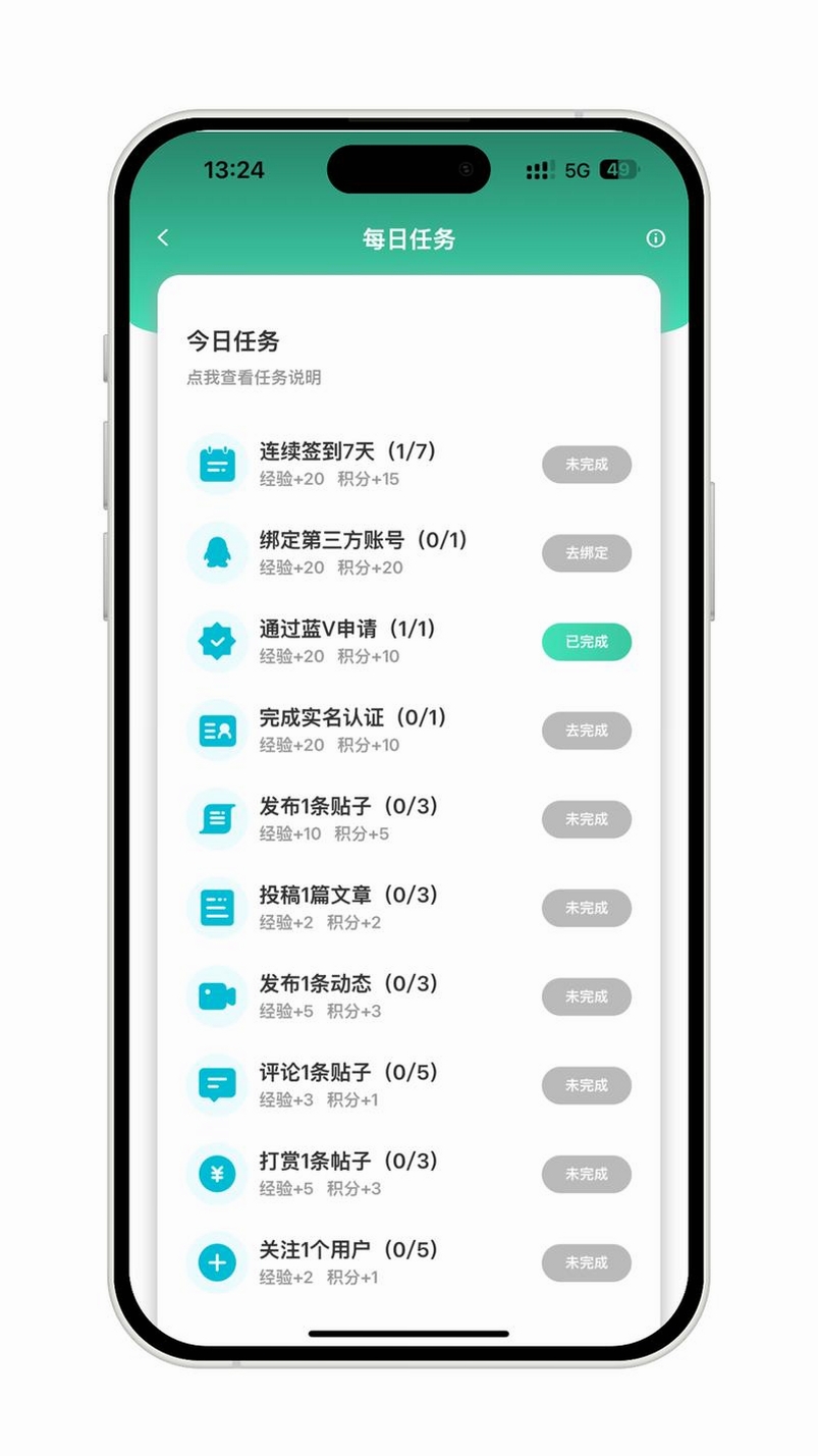 团队任务运行截图