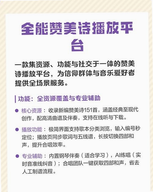 赞美诗播放器运行截图