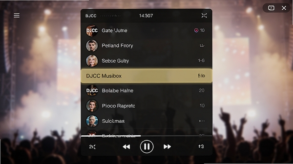 DJCC���ֺв��Ž����ͼ����ʾ�����б��벥�ſ����������������ɫ���⣬������ʾ��ǰ���Ÿ�����������ģ�����ݳ���ƹ�Ч������Χ��ǿ