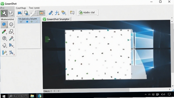 GreenShot��ͼ����������Ԥ��ͼ��չʾ���������ͼ���򣬱���Ϊ�ɾ���Windows���滷����������������Ч���ص�