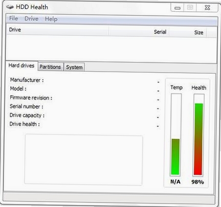 HDDScan硬盘检测工具官方版运行截图