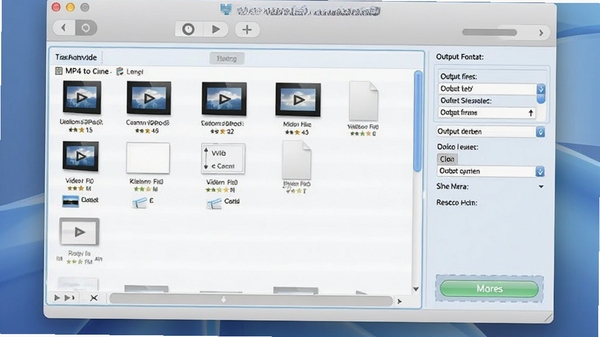 iMacsoft MP4 to DVD Converter主界面截图,展示视频文件列表、输出格式选择、刻录按钮等核心功能区域,界面风格简洁清爽,背景为淡蓝色渐变,整体构图居中,软件名称显示在界面顶部