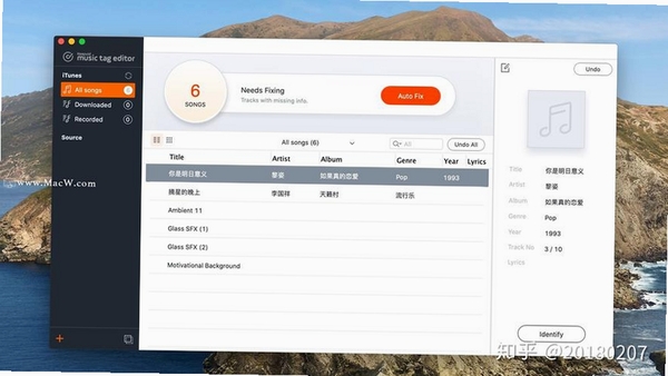 MusicIDEditor运行截图