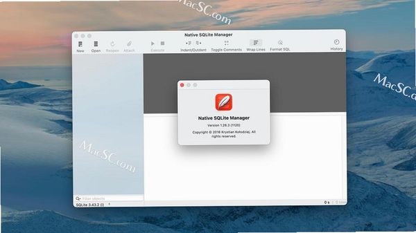 SQLiteManager运行截图