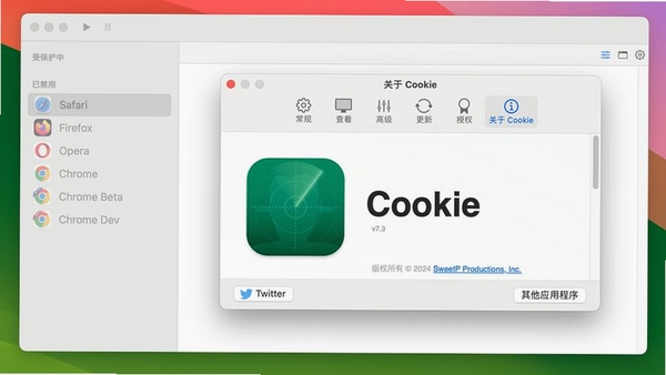 WebCookiesSniffer运行截图
