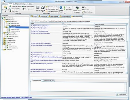 ZetaResourceEditor运行截图