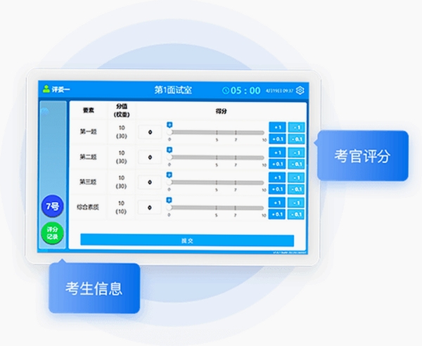 公务员考试面试第一运行截图