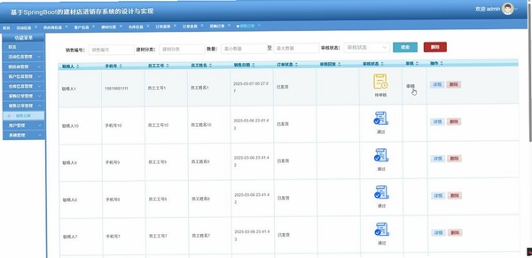 冠唐进销存运行截图
