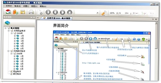 出纳专家运行截图