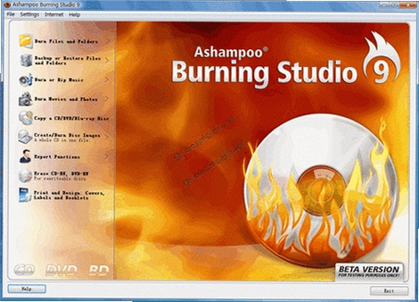 Ashampoo Burning Studio运行截图