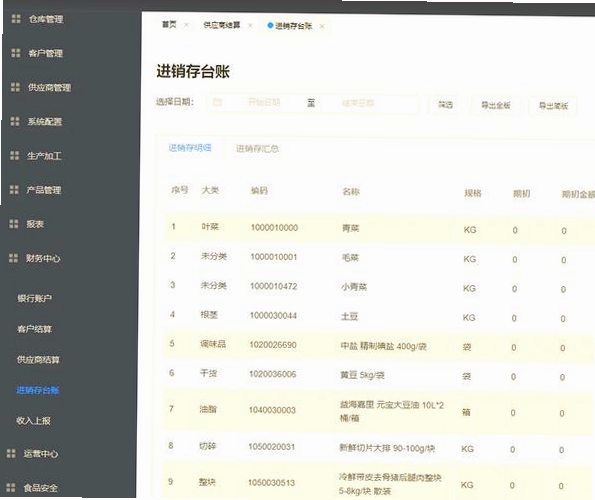宏达牛奶配送管理系统运行截图