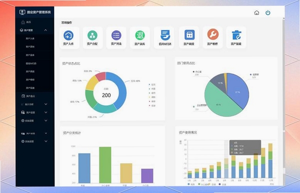 宏达电脑资产管理系统运行截图
