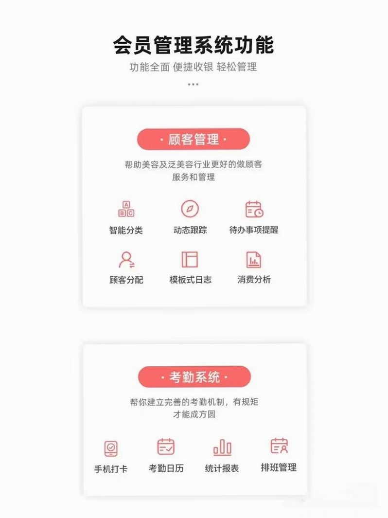 易软美容院管理系统运行截图