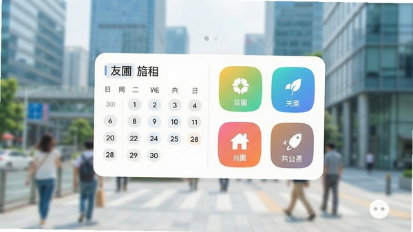 ����Ӧ��������չʾ�����������Ǽ����ճ̹滮��Ƭ���ɫ����ͼ�꣬�������黯���ִ����������������ɫ���������£�ǿ��������ʵ������������Ϣ��
