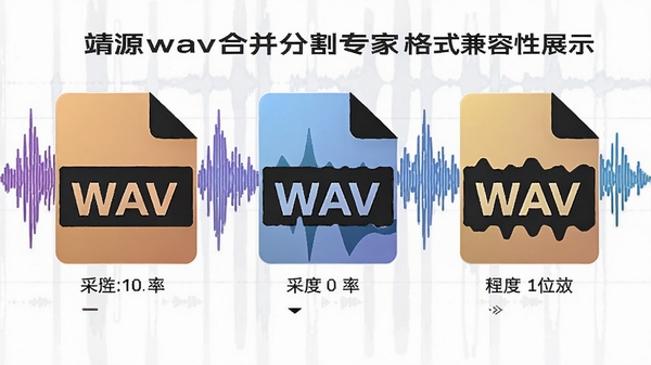 ��Դwav�ϲ��ָ�ר�Ҹ�ʽ������չʾ��չʾ��ͬ��������λ��ȵ�WAV�ļ�ͼ�꣬��������Ƶ����Ԫ��