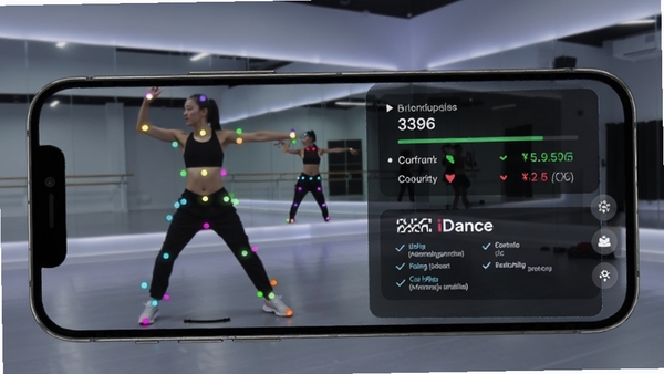 ͼƬչʾiDance���������ֽ��棬�ֻ���Ļ��һλ�������ڽ��ж�����׽��������ؽ��в�ɫ����ǣ��Ҳ���ʾ�������ݺ;������飬����Ϊ�赸�Ҿ���ǽ������Ƽ���ʮ�㡣