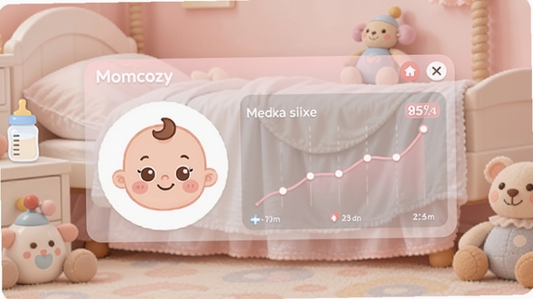 һ����ΪMomcozy��ĸӤ�������������ͼ������������ʾ������ͨͷ����ɳ��������ߣ���������ܰ�ĵ���ɫ���һ�����������ƿ����ߵ�Ԫ�أ�������������ͣ�ͻ�����������������еĺ�������