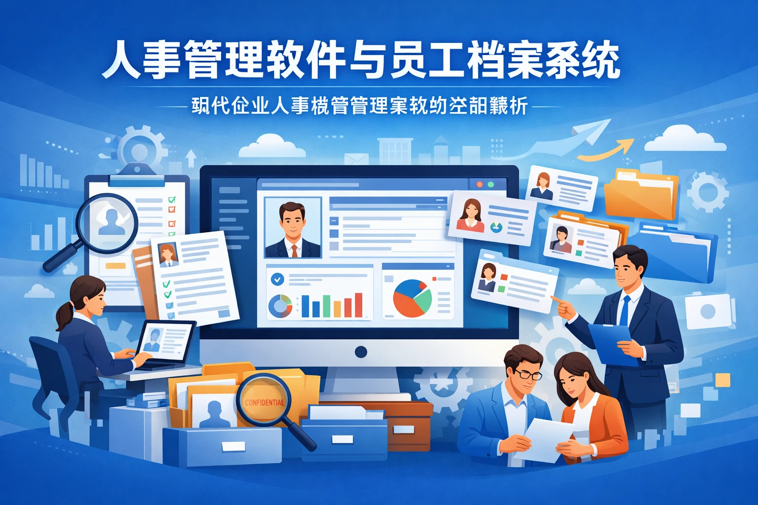 鼎丰人事档案管理系统 员工信息录入与检索功能