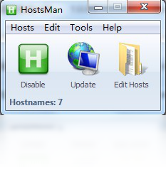 HostsMan���ذ�װ�̳� �����޸�Hosts�ļ����������ٶ�