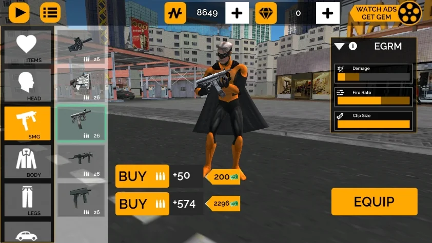 naxeex超级英雄无限金币版运行截图