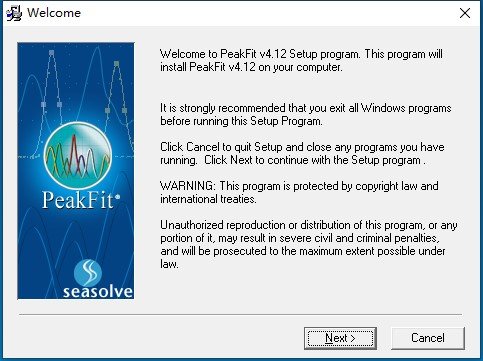 Systat PeakFit软件中文免费版运行截图