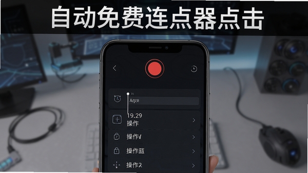 �Զ��������������Ľű�¼��ҳ�棬�ֻ���Ļ�Ϸ���һ����ɫ��¼�ư�ť���·�չʾ¼�Ƶ�ʱ����Ͳ����б�������������ɫ���⣬ͻ���Ƽ��к�רҵ�ԣ������Ϸ���ע���Զ����������������������������ִ���Լ��