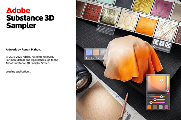 Adobe Substance 3D Sampler 2022汉化完整版运行截图