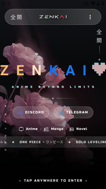 Zenkai动漫小说聚合平台 Zenkai动漫小说聚合平台