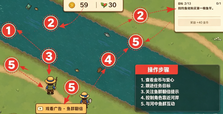 溪流渔场安卓中文版 溪流渔场安卓中文版