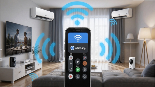 �ֻ�ͨ��WiFi�źſ��ƿ�����̨�ҵ�ĳ���������������ȫ��ң�������Ǽ�App��ң����壬���ܻ������ܵ��ӡ��յ����ƹ⣬WiFi����ͼ�����Ӹ��豸���Ƽ���ʮ�㣬����3D��Ⱦ