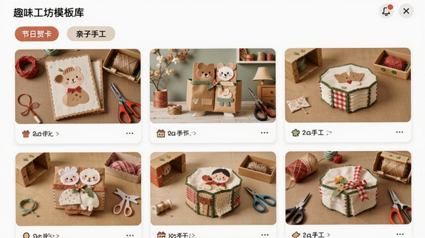 Ȥζ����ģ�������ͼ��չʾ�������ҳ�棬�������պؿ��������ֹ��ȱ�ǩ��ÿ��ģ�忨Ƭչʾ��ƷԤ��ͼ���������񲼾�������ɫ����ܰ����