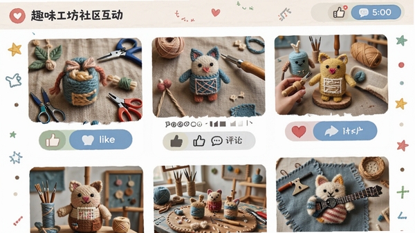 Ȥζ���������������棬չʾ�û���Ʒ�ٲ��������������ֹ���Ʒ��Ƭ���е��޺����۰�ť����������ã�ͻ���罻������Χ