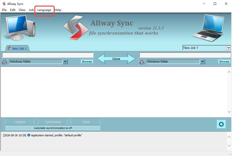 Allway Sync 21中文完整版运行截图