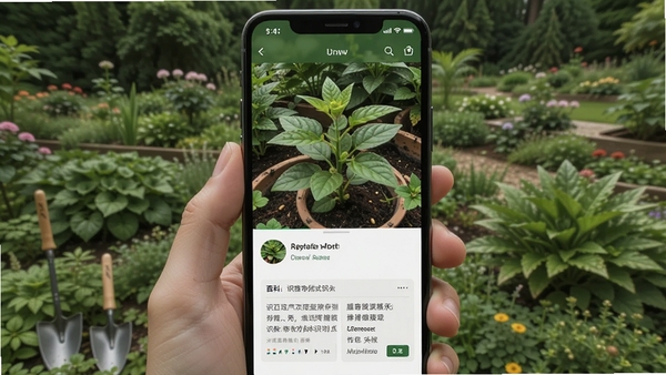 ʶ��������ʶ���ܽ��棬չʾ�ֻ������һ��ֲ���Ļ�·���ʾʶ�����Ͱٿƽ��ܣ�����Ϊ��Ȼ��԰��������֪ʶ���յĹ�������