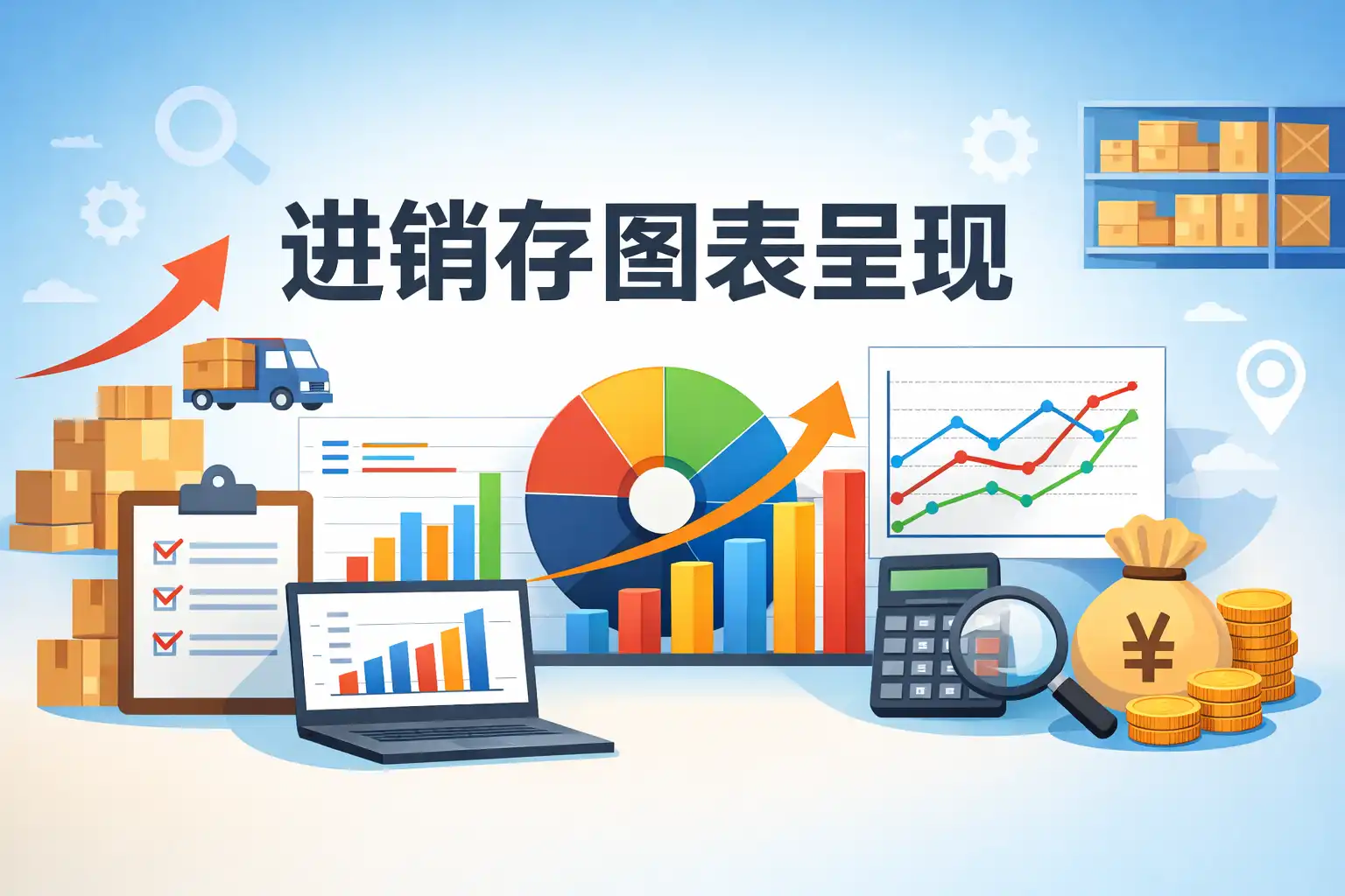 绩优店家门店进销存 销售数据 报表分析 配图