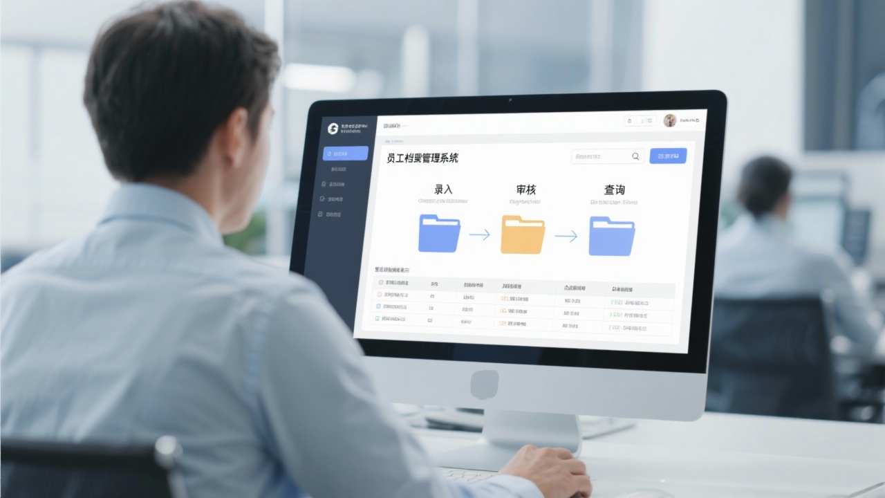 鼎丰人事档案管理系统 员工档案分类 文件上传操作流程