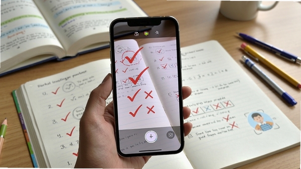 ��ҵ������APP�������Ĺ�����ʾ���ֻ���׼��ҵ������Ļ����ʾ��ɫ�Թ��Ͳ�ű�ǣ���Χ���鱾���ľߣ�����������Ȼ�����дʵ��ͻ������ʶ����̣�����Ϊ�ֻ�����ҵ�����������