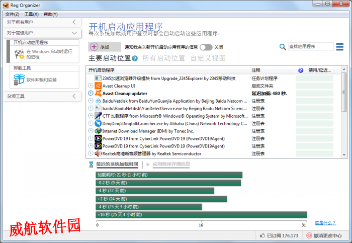 RegOrganizer注册表优化工具 注册表备份 安全清理 低风险项目
