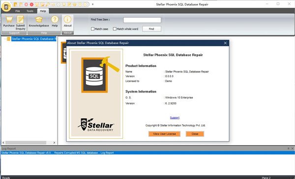SQL Database Repair 8.0.0.0中文免费版运行截图