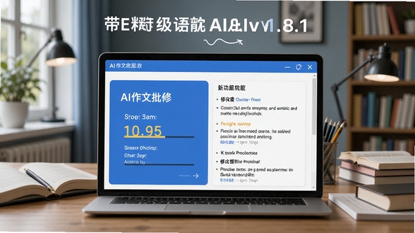 Ӣ���﷨AI��v1.8.1�汾���¹���չʾ����������ΪAI�������Ľ��棬��ʾ�������޸����������Ϊѧϰ��������ʾ�汾�����������¹���