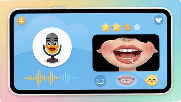 ����ѼӢ��AI�������⹦�ܽ�����д����Ļ���п�ͨ��˷�ͼ��Ͳ��ζ������Ա����������ֺͿ��;���������ʾ������Ϊ��ͽ���ɫ��UI�����ˬ�Ѻã��ʺ϶�ͯ����