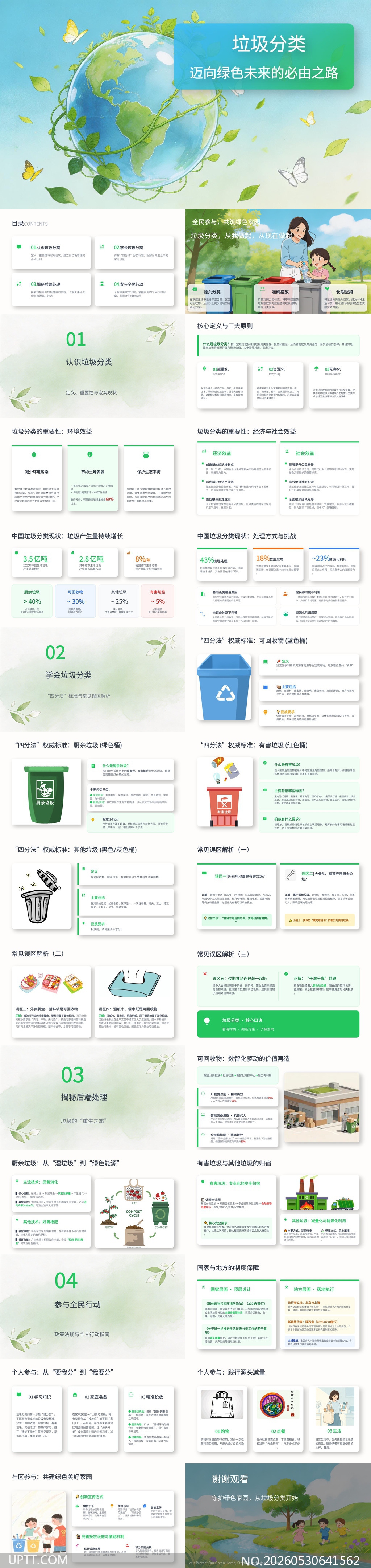 环保泡泡 垃圾分类 科普配图
