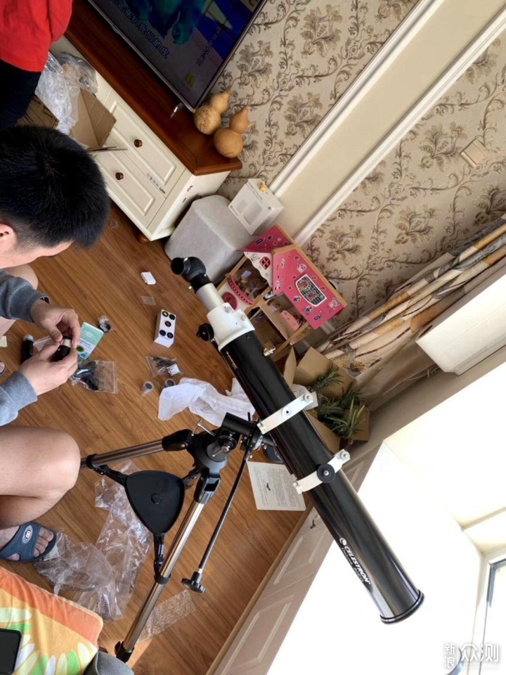 星特朗观星助手 望远镜开箱组装过程