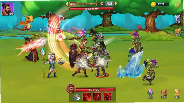 无尽的边界2 放置RPG 英雄召唤运行截图