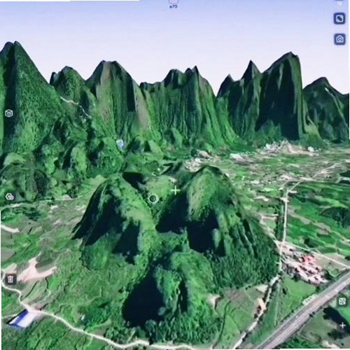 三维山水发现运行截图