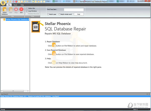 SQL Database Repair 8.0.0.0中文免费版 数据库修复工具 界面截图