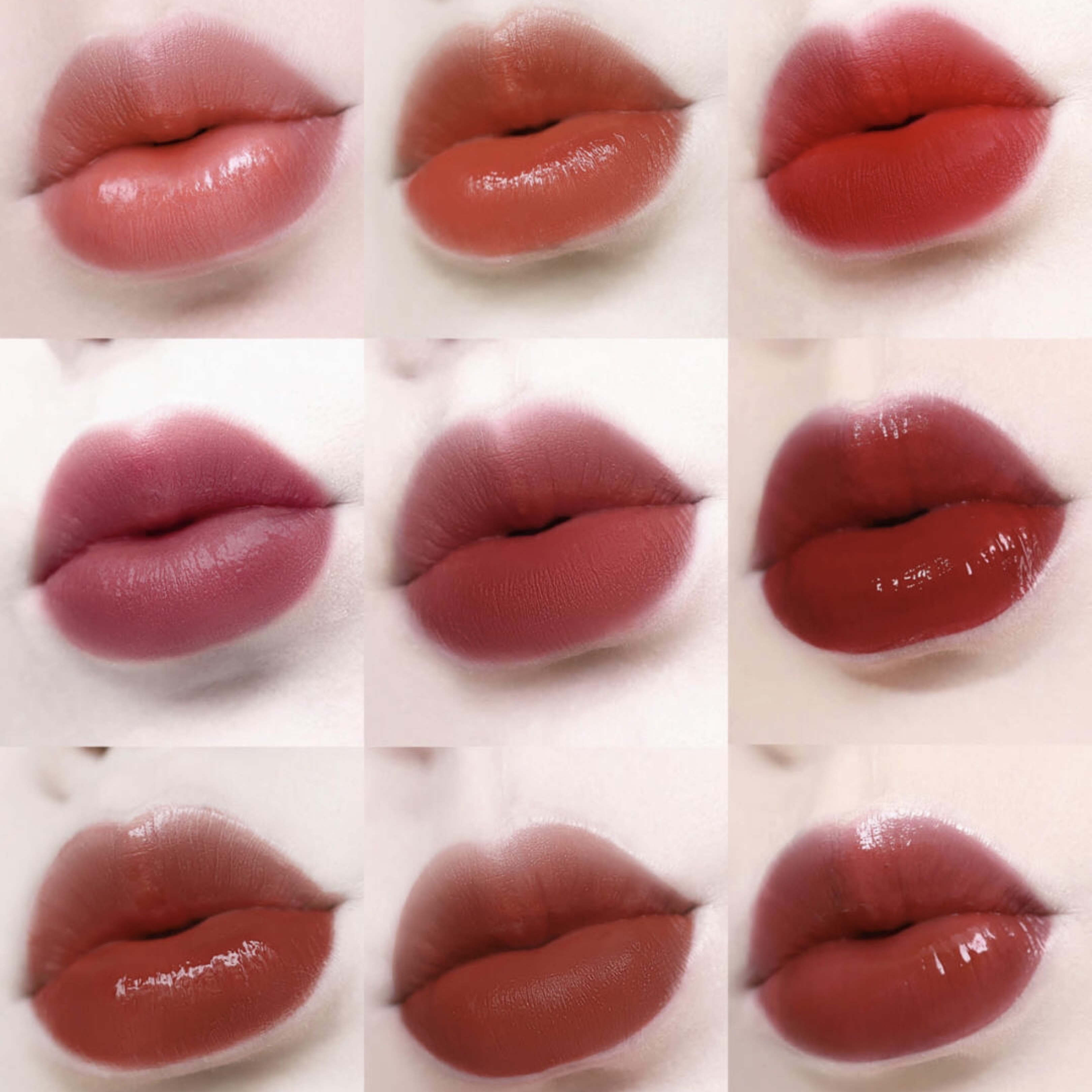 Crynaria 口红试色与散粉妆效